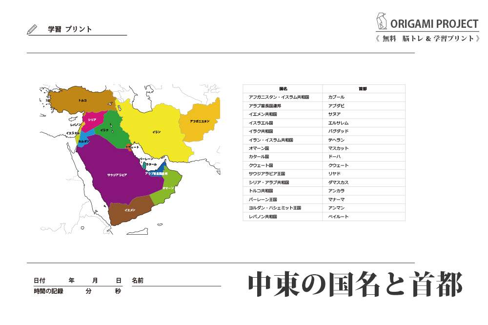 地図記号 一覧とテスト問題 プリント無料印刷 小学生 中学生の社会 地理 Yattoke 無料プリント