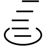 地図記号：噴火口・噴気口